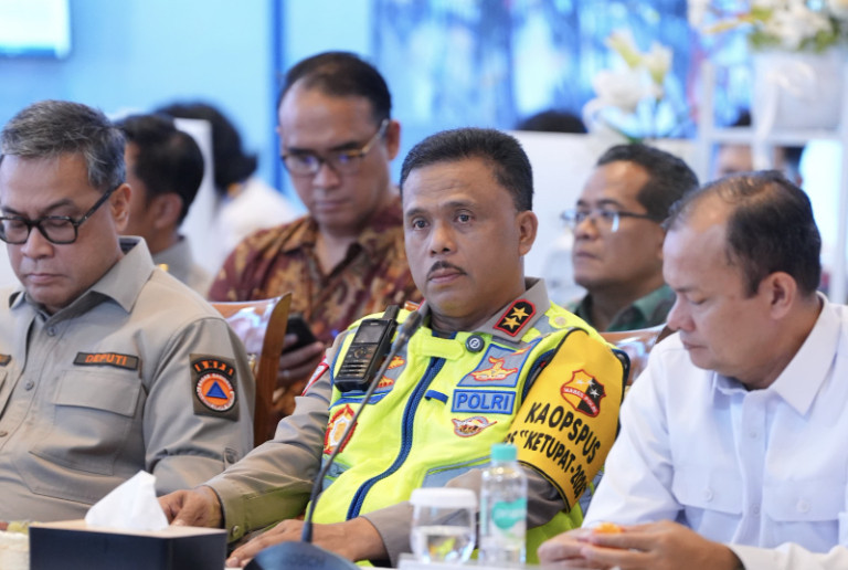 Kakorlantas Hadiri Pembukaan Posko Angkutan Lebaran 2026