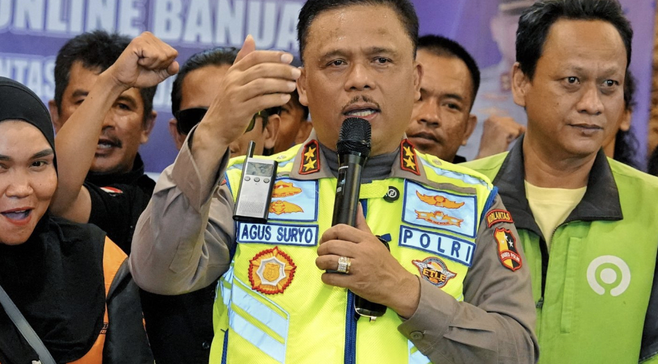 Kakorlantas Hadiri Giat Polantas Menyapa di Banjarmasin